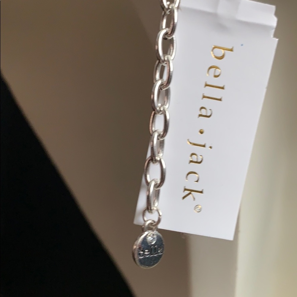 Gorgeous Faux Sapphire & Diamond Necklace - Picture 5 of 11